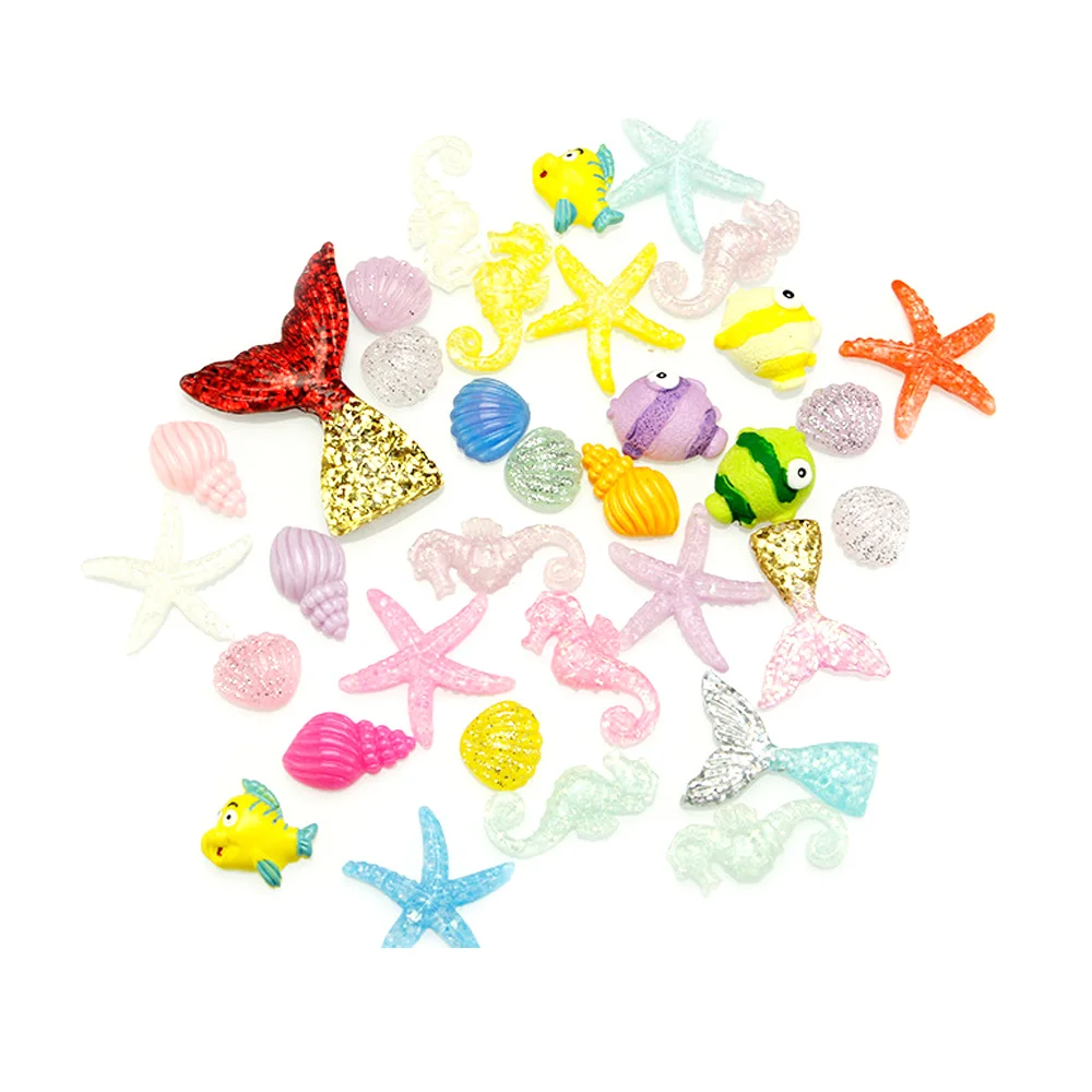 
LDD560 Slime Charms Cute Set Mixed Resin Flatback Crafts Slime Decoration Cabochons Beads For Kids 
