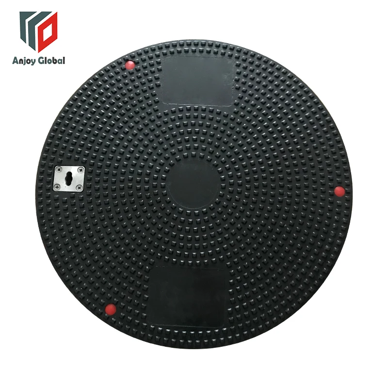 EN124 D400 SMC composite fuel  tank UV proof waterproof cover lid FRP Gas station manhole cover for heavy truck