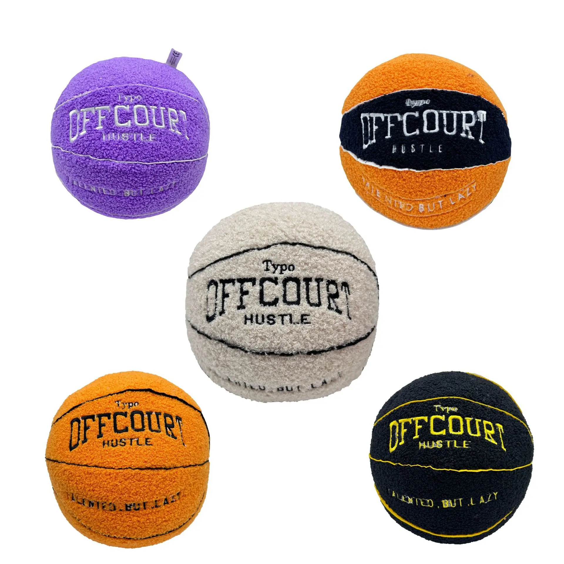 TCXW122702 New Design Stuffed Animal Toy Plush Toy Pillow Offcourt Basketball Pillow 25cm Ball  Plush Doll Figure Toy
