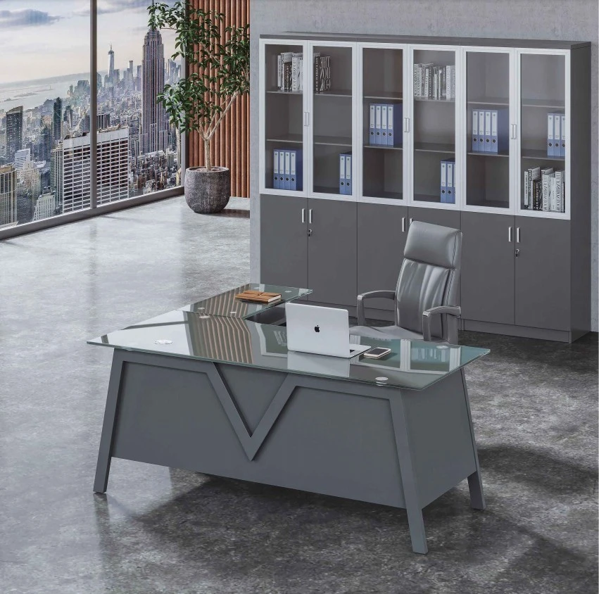 Импортное и экспортное качество, стеклянный стол руководителя, роскошное стекло для офисного стола