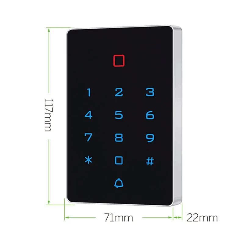 Waterproof 125KHz RFID Access Control T12 Keypad EM Card Reader Door Access Control System Door Lock Opener Keyboard System