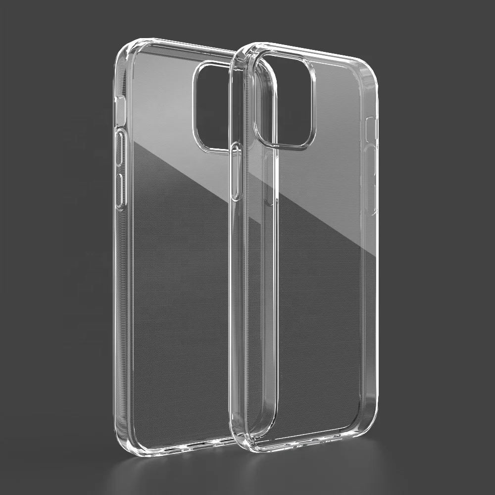 For Phone 12 Pro Max Cover Cell Mobile For iPhone 12 Pro Clear Tpu Accessories Oem Transparent Phone Case