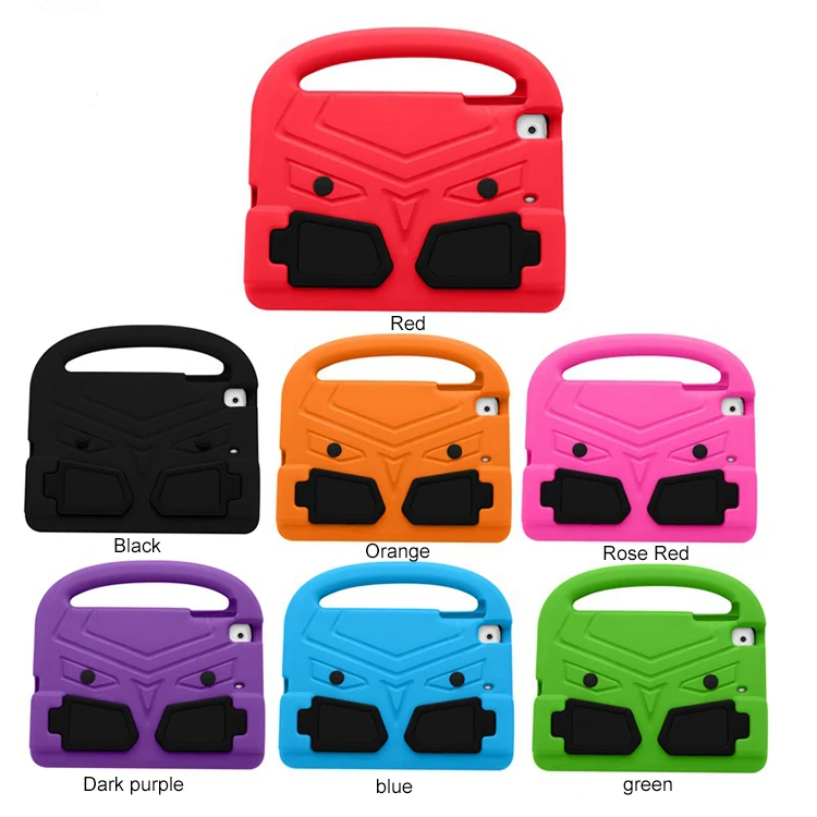 Kids EVA Shockproof Handle Protector Stand Cover Rubber Silicone Tablet Case For iPad 10.2 Pro 11 2020 Mini 5 T290