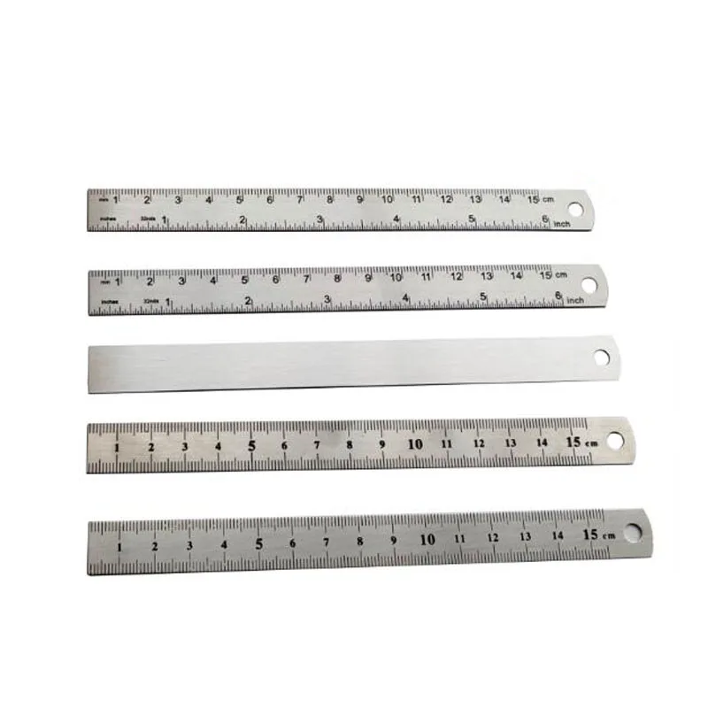 100cm Long Graduated Stainless Steel Printable Straight Metal  Ruler