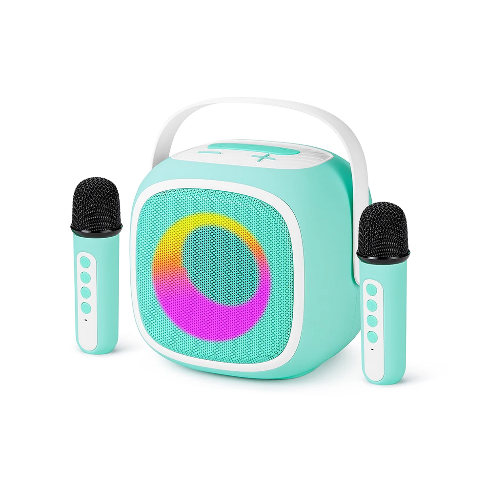 LED light 20W loudspeaker Double Microphone USB 2400mAh speaker Handsfree RGB led light sports outdoor bt speaker