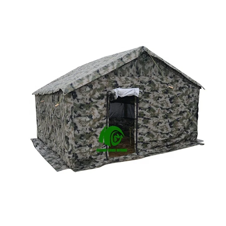 Kango Custom Outdoor Olive Green BC Tent Inflatable Waterproof Canvas Heavy Duty Rescue Disaster Relief Shelter for Camping