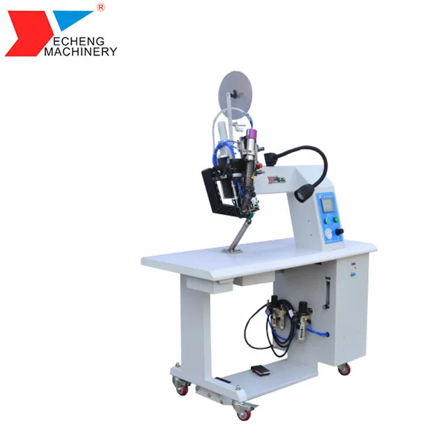 Hot Air Tape Sealing Machine For Waterproof Shoe Taping with Tape Feeding Function
