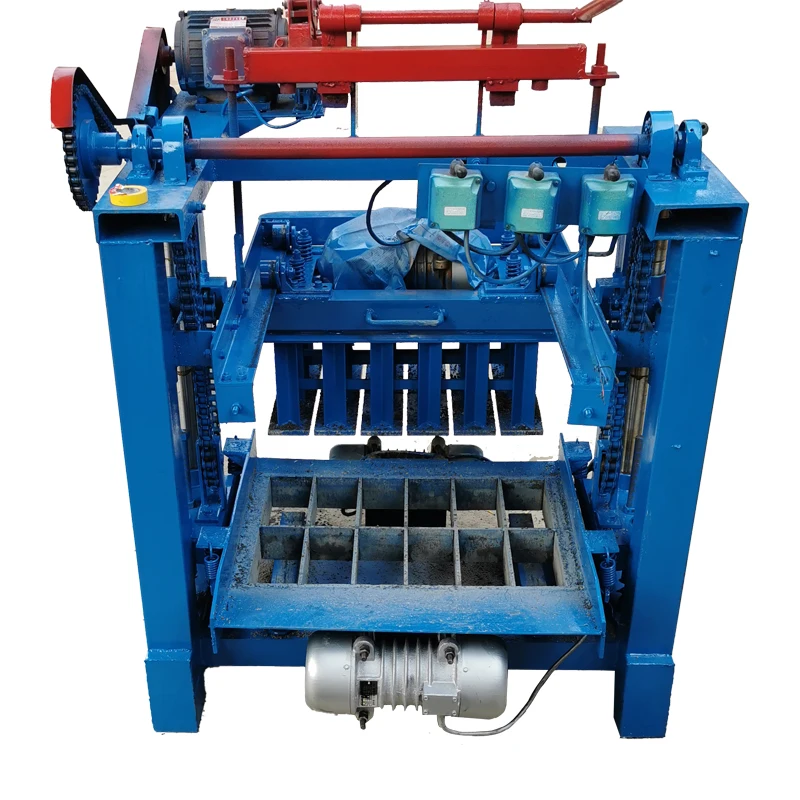 High efficiency manual brick making machine  rural construction small interlocking cement brick machine for African users