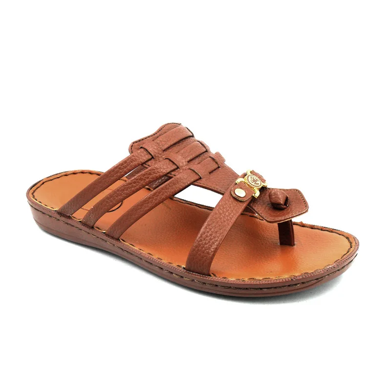 Factory Directly Wholesale outdoor pakistan mens shoes slide arabic slippers sandal pu sole dubai