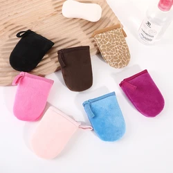 Private Label Sunless Self Tanner Mitt Application Self Tanning Glove Kits For Face