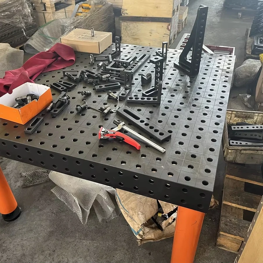 Cast Iron Welding Table, Inspection and Measurement Flat Platform, Welding Assembly Clamp Tools