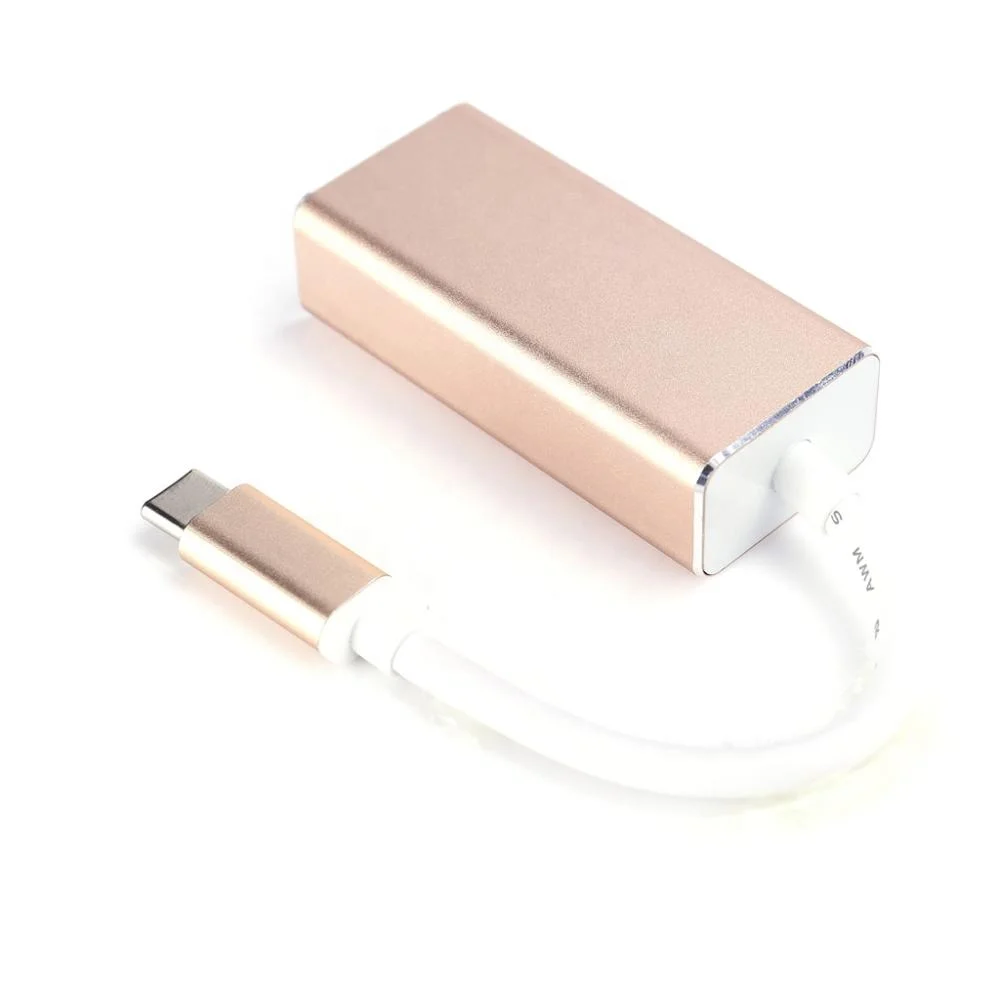  Высокое качество Поддержка 10/100/1000 Мбит/с USB Type C для RJ45