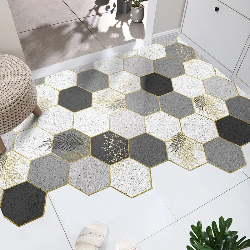 Entrance mat custom 3d printed floor mat wholesale plastic pvc door mats