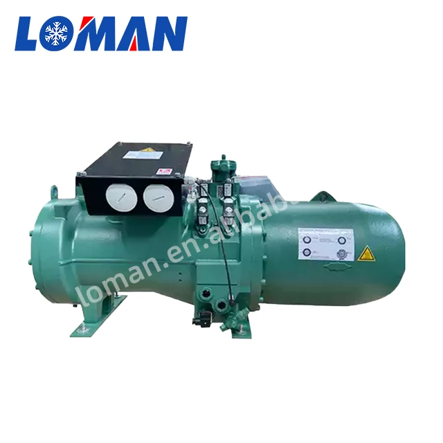 Loman Germany Original semi hermetic refrigeration compact Bit-zer screw compressor CSH8583-160-38D 160HP china price