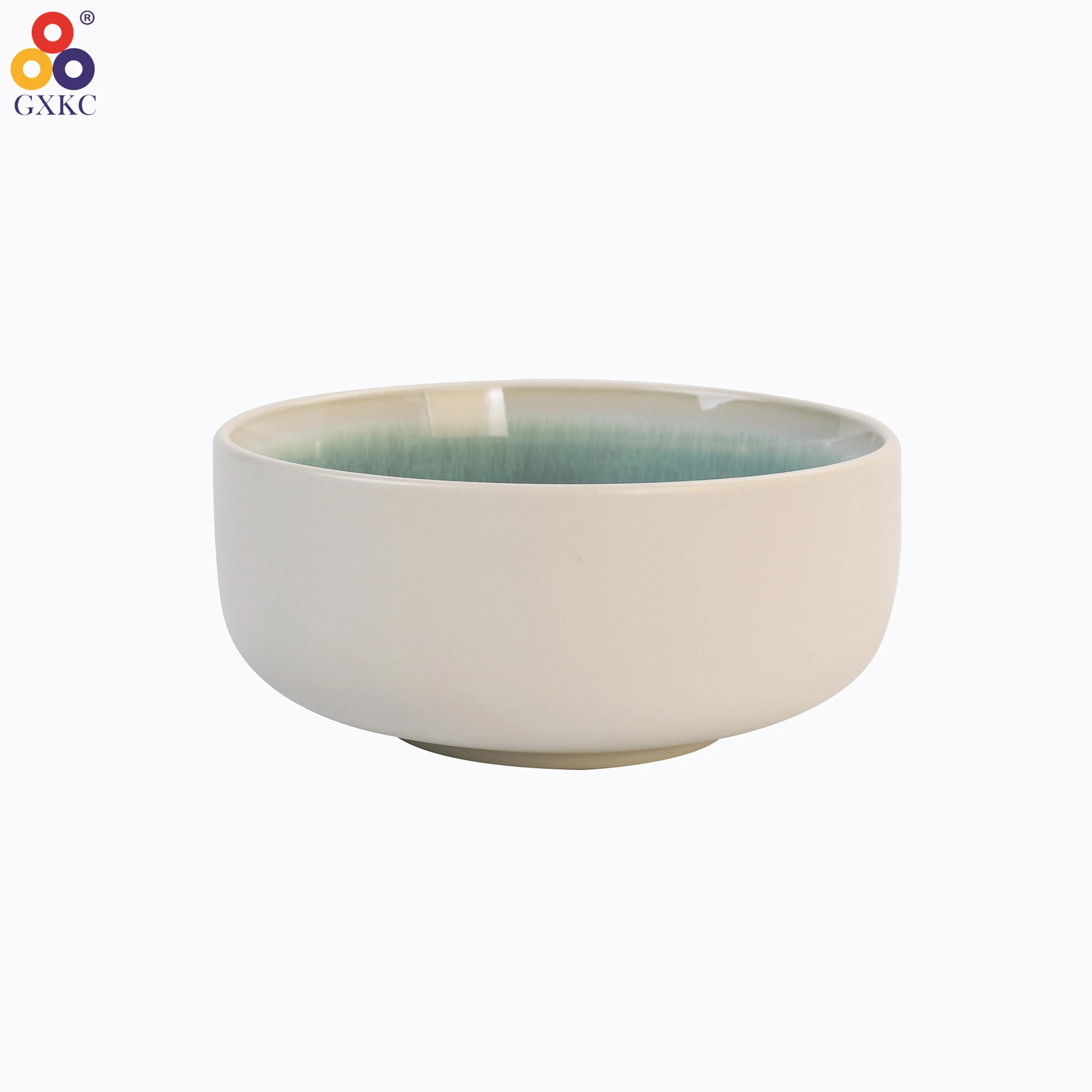 Sanhuan lead and cadmium free high quality green reactive glazed color porcelain tableware sets ceramic dinnerware