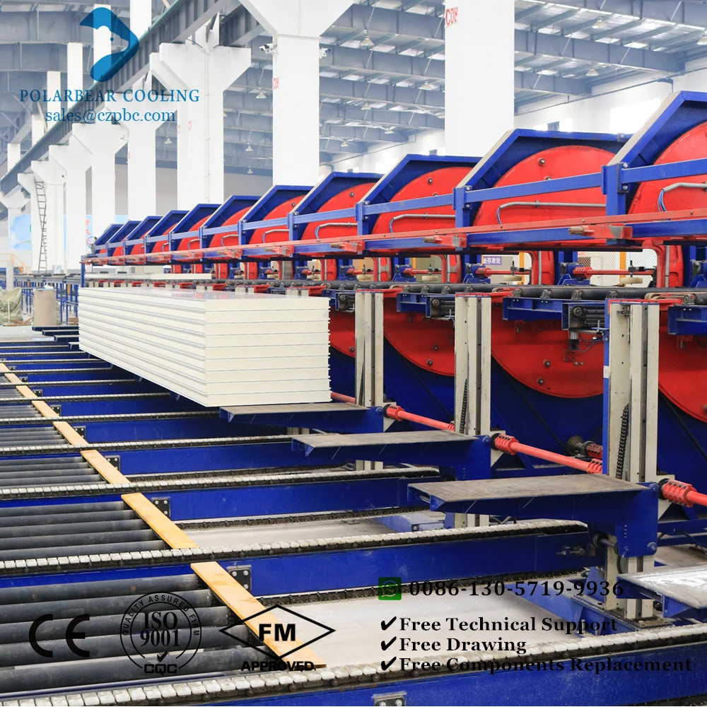 Vacuum Insulation Panel PU/PIR Polyerethane Polyiso Sandwich Panels for Cold Room