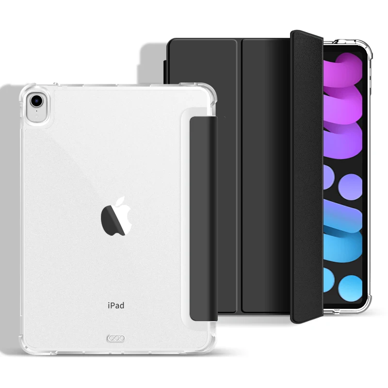 Мини 6-й полупрозрачный жесткий чехол из поликарбоната мягкий ТПУ для iPad mini 6 8 3 дюйма