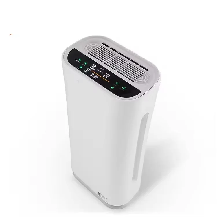 OEM/ODM Streamlined Design Smooth Panel Digital Display Air Cleaner Air Purifier For Home Use