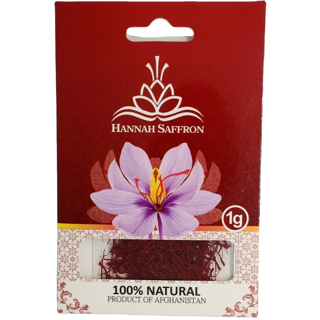 
1gr High Quality Afghan Negin Saffron in Retail Packaging 