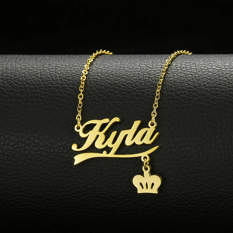 Custom Name Personalized Jewelry Stainless Steel Necklace Earrings With OEM/ODM Design