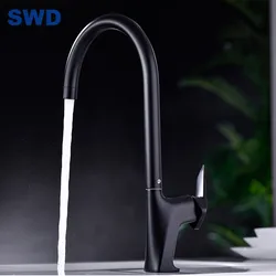 Brass Black Basin Faucets Basin Modern Bathroom Mixer