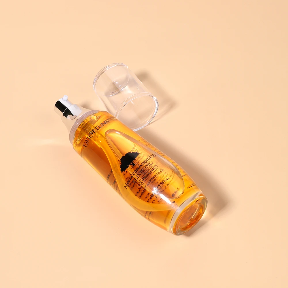 Custom private label argan organic moisturizing smooth hair oil vitamin hair care strengthening oil