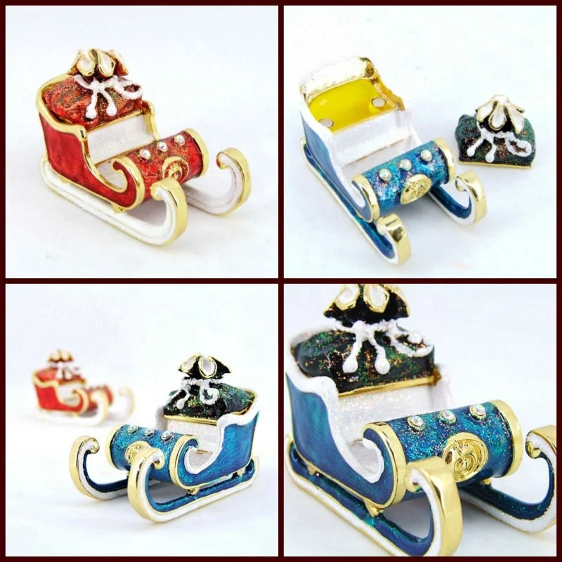 QIFU 2020 new products sleigh crafts for Christmas decoration supplies