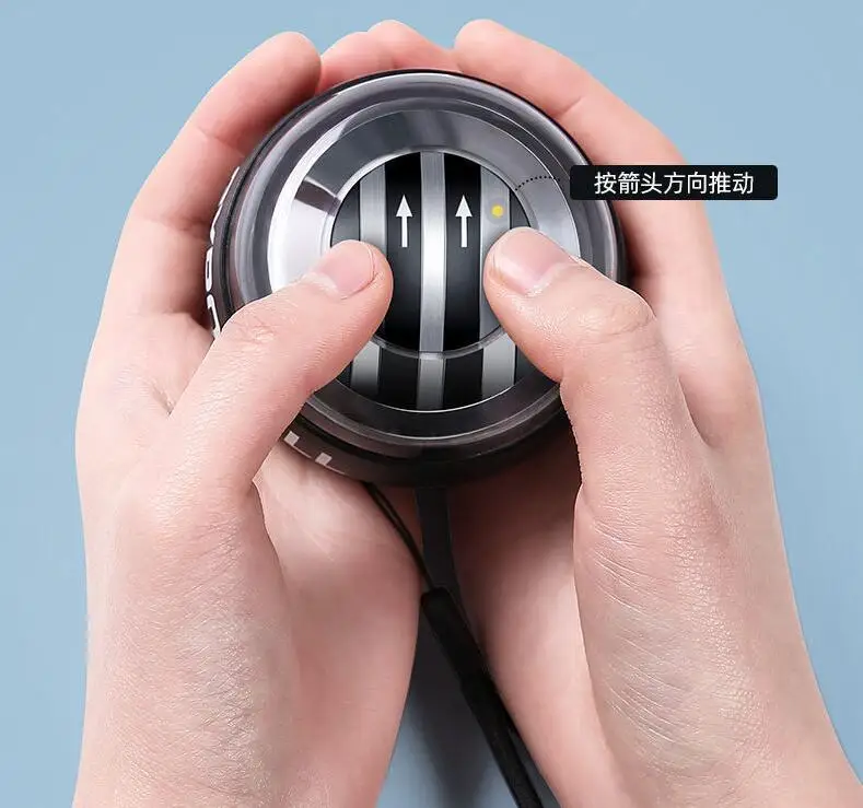 Wrist metal exercise gyro power ball
