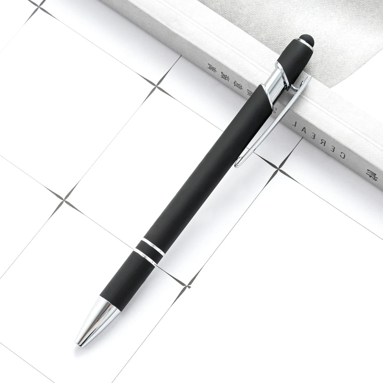 Hot Sell Colorful Press Action Metal Office Use Ballpoint Pen With Custom Logo