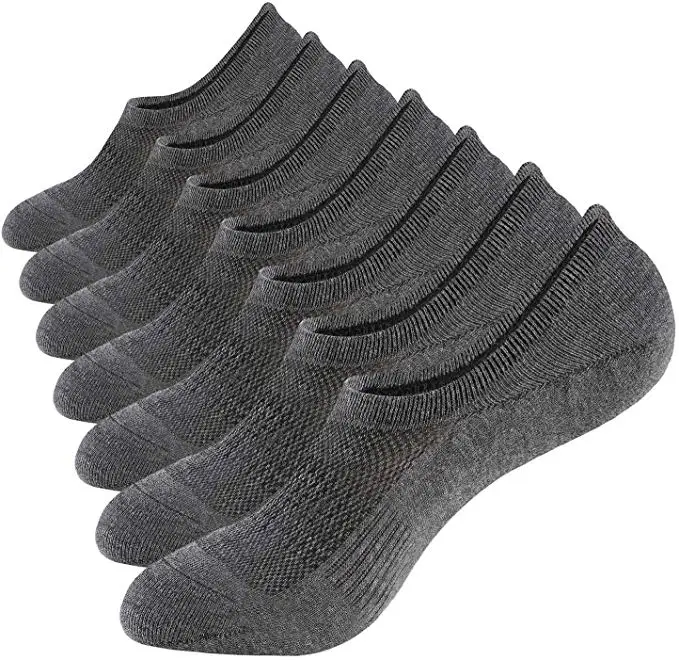 Rockingtoes  men custom mesh non slip no show Invisible cotton socks
