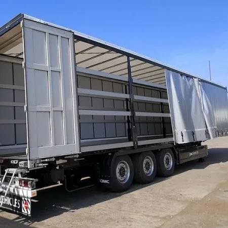  53ft АДР DOT ISO Алюминиевый рулон Брезентовая занавеска для фургона боковой