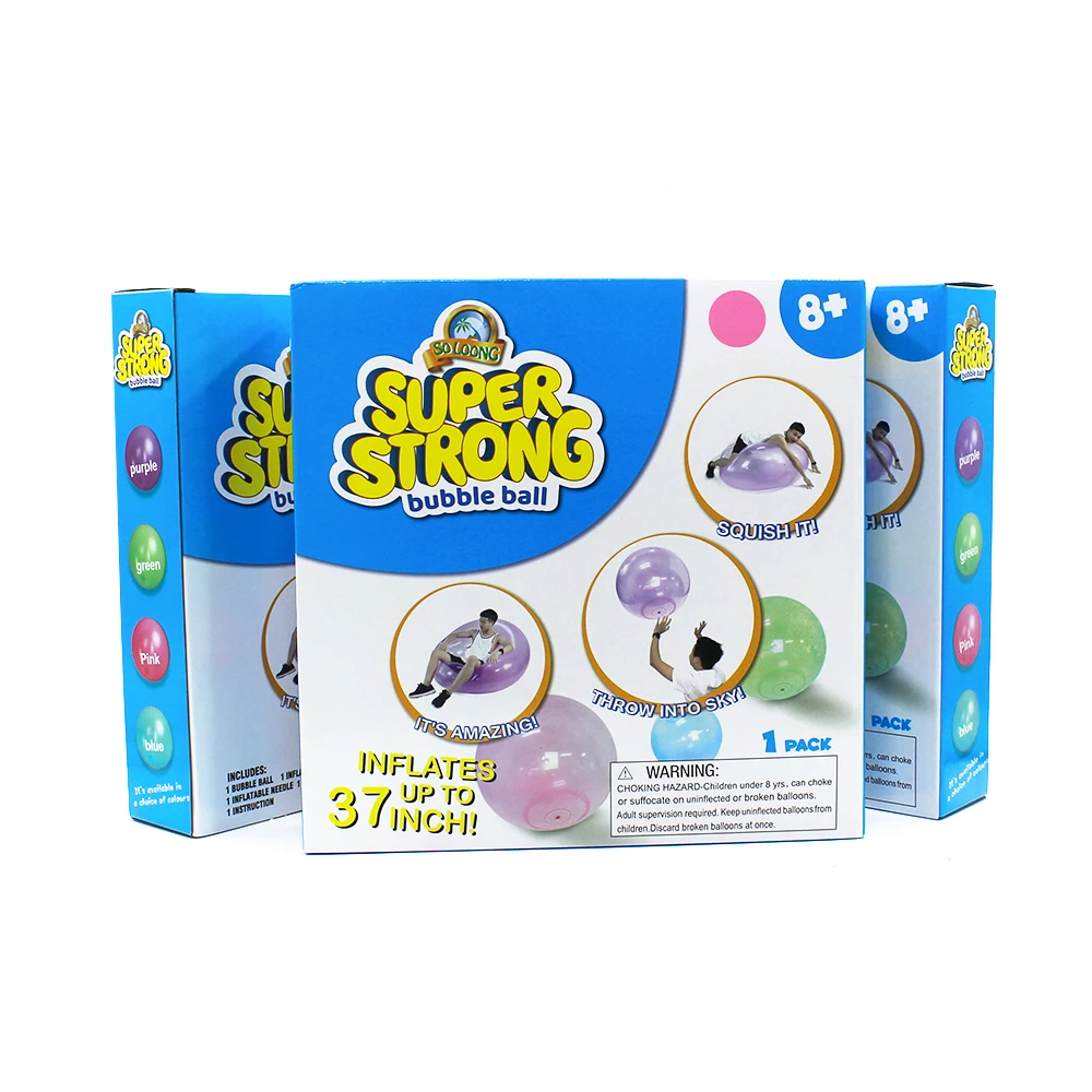 
2020 Wholesale Big Human Adult Size Rubber Bubble Beach Ball Toy 