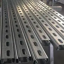 Strut Channel Support 41x21 41x41 Pv Ground Steel Support Brackets Aluminium Solar Panel Mounting Structures