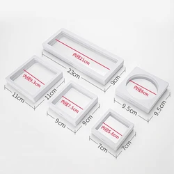 Hot Sale 3D Suspension Floating With PE Transparent And Plastic Frame Jewelry Packaging Displays Boxes