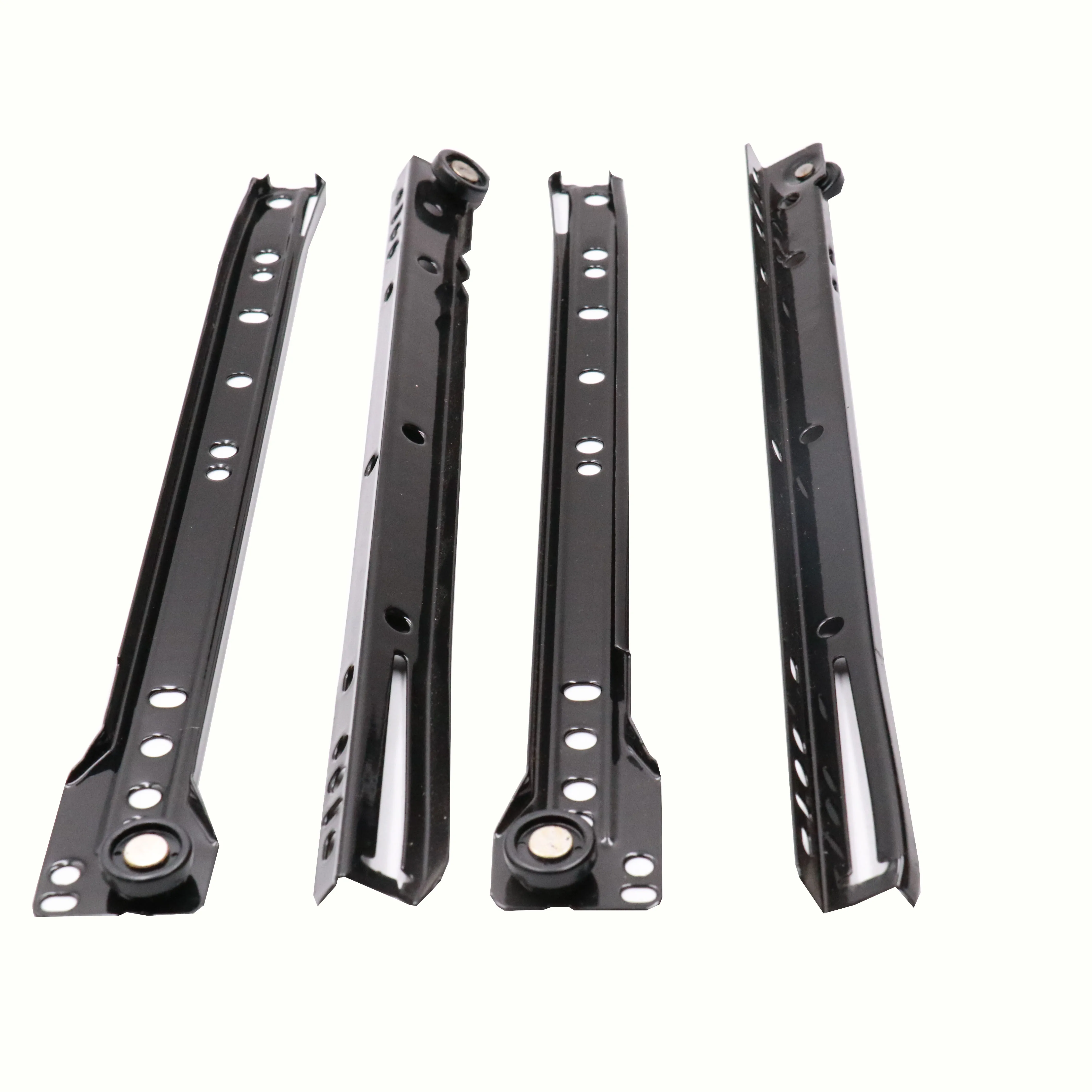 Fgv 10 Inch Telescopic Slide Drawer Furniture Slide Rubber Strip Mini Clip  Ball Bearing Drawer Slide