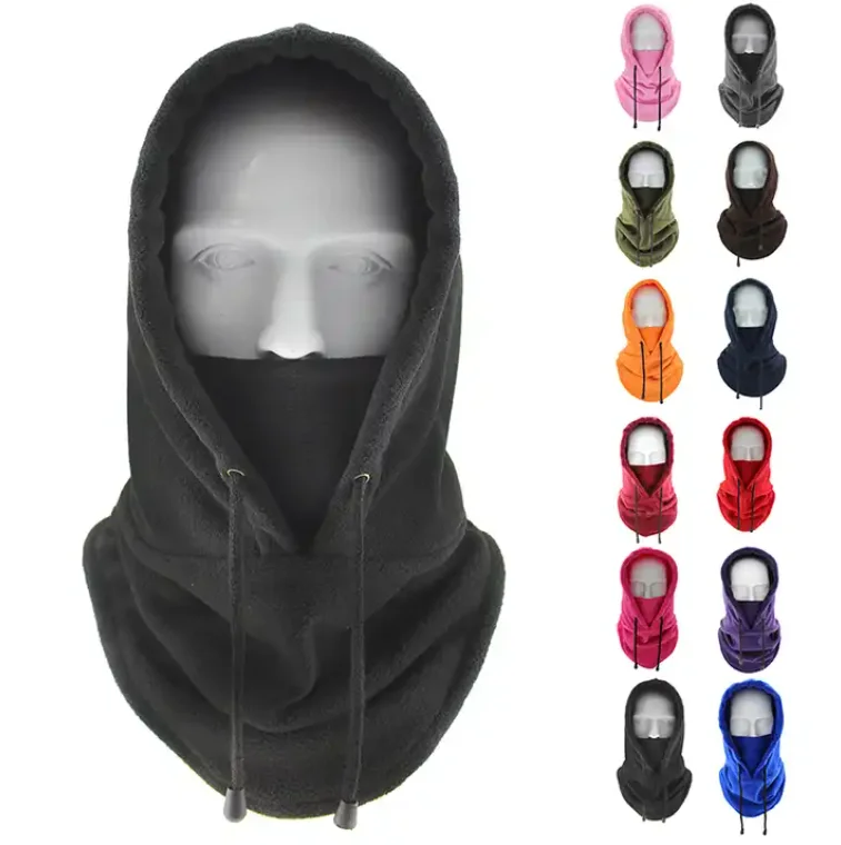 JETSHARK Unisex Outdoor Sports Winter Warm Cycling Fleece Cap Bib Ski Mask Full Face Windproof Balaclava for Summer Travel