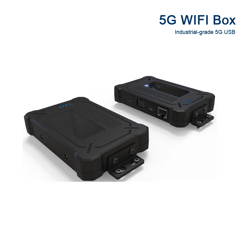 5G USB modem NR Sub6 NSA/SA/LTE/WCDMA with WIF6 11ac&11ax 1800Mbps 2.5GE port RS232 RS485 6Pin port Optional
