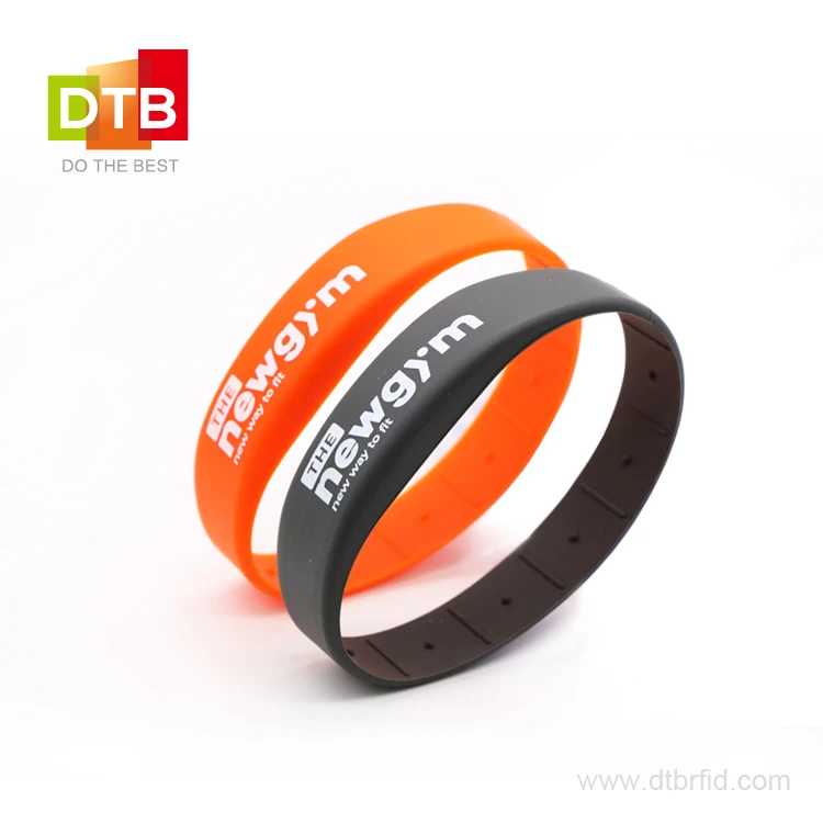  Силиконовый браслет DTB для аквапарка/спортзала MIFARE NFC RFID