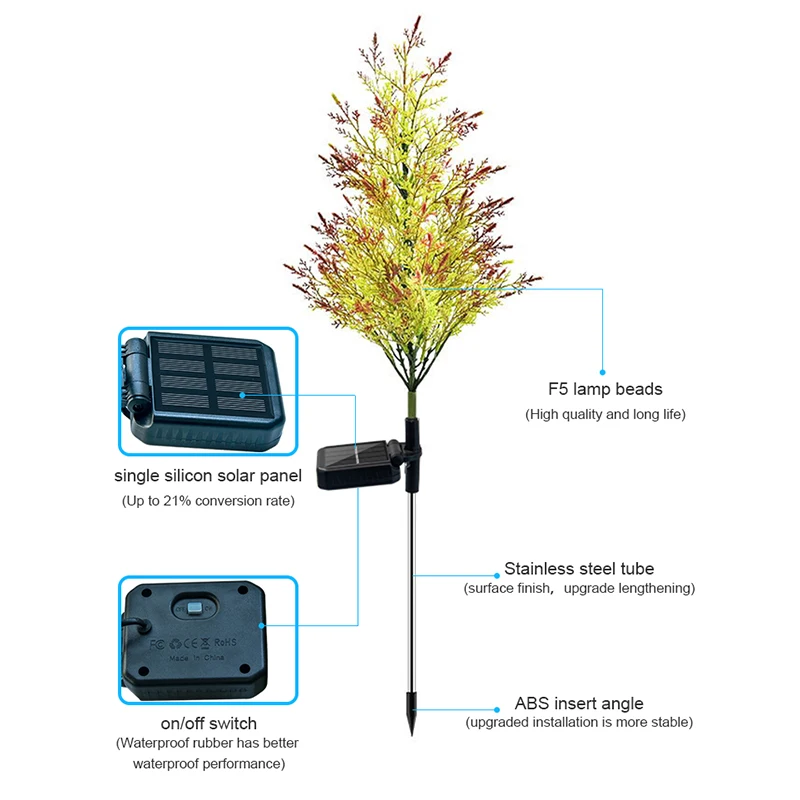 Decorative Solar Solar Garden Lamp Sunflower Solar Light Garden Lights Solar Powered Solar Light For Garden