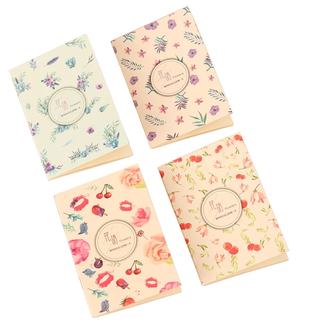 Promotional paper cute small journal notebook stationary notepad school notebooks