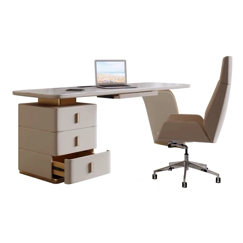 Factory price Ceo Boss Manager Office Working Desk Computer Table Executive Desk Medical Beauty Agency Consulting Desk