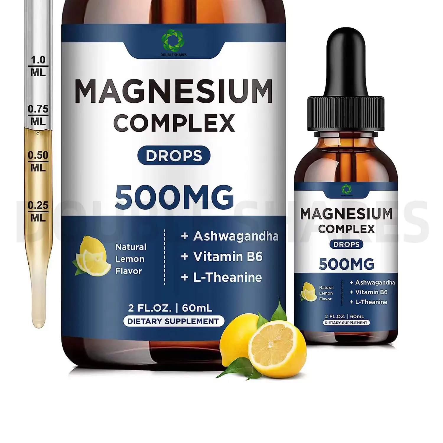 Private Label OEM Magnesium Drop Liquid Fiber Vitamin Magnesium Liquid Drops Promotes Bowel & Relaxation Liquid Magnesium