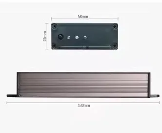 Hot Selling Gray Aluminum LED Emergency Driver Kit IP30 for 3-60W LED Light 3.7V Li-Ion Battery CE ROHS LVD Certified