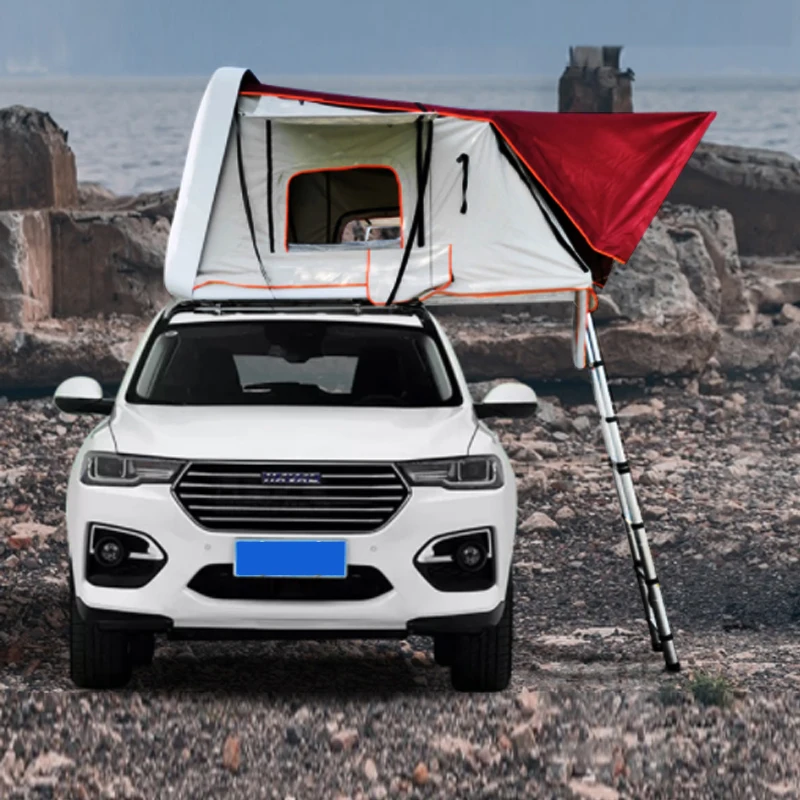 High Quality Camping Roof Tent Roof Tent Ladder Camping SUV Car Canopy Hard Shell Car Canopy For Sale