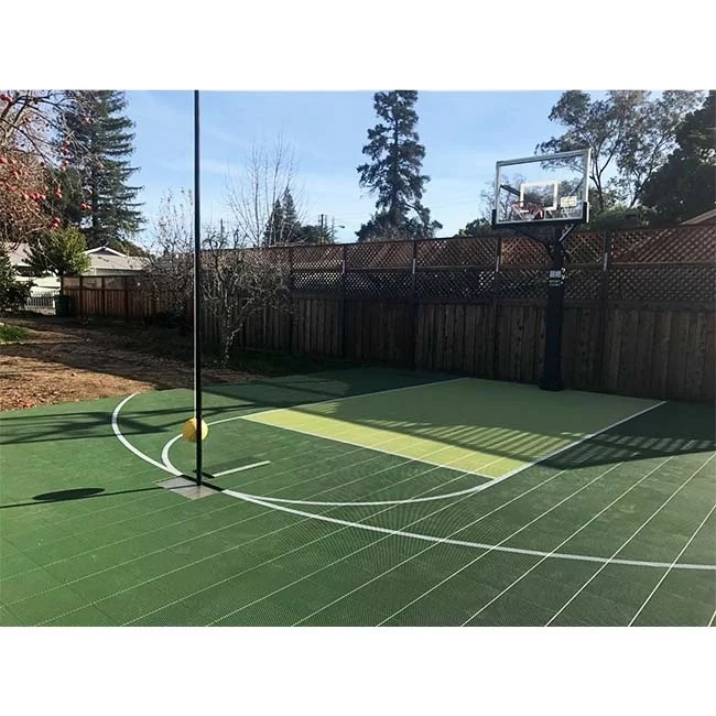 pp interlocking surface / tiles / carpet / deck for outdoor volleyball court on asphalt concrete base