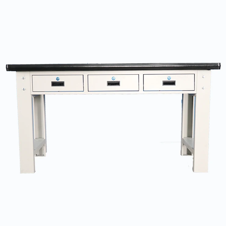 Heavy Duty OEM Electronic Esd Lab Workbench Work Bench with Drawers for Soldering Use Steel Metal Chinese Stainless Steel