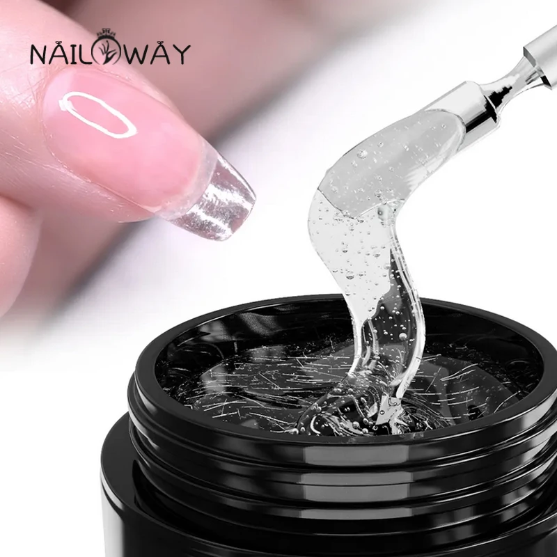 Factory Wholesale transparent poly gel for Nail Arts builder High hardness fast extension and easy operation