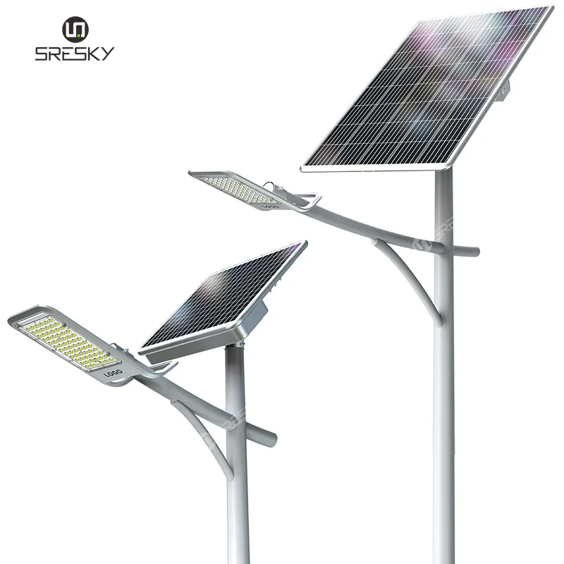 2021 New type street light 150w 120w solar street light sresky for outdoor