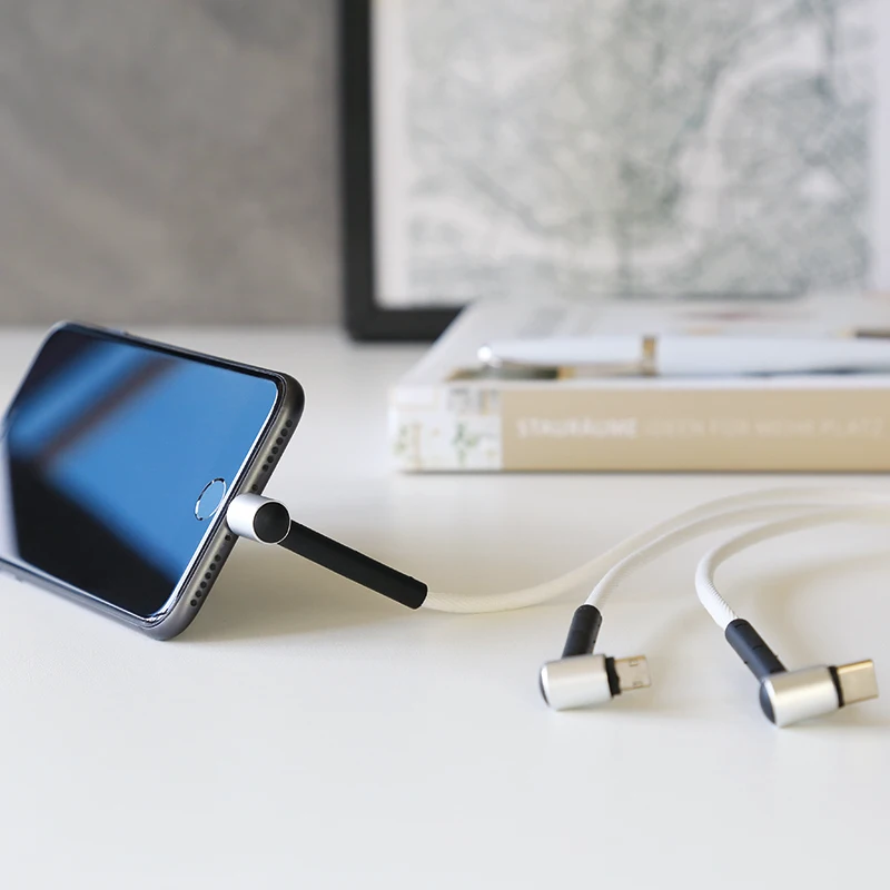 Fast-multi Charging cable 3 in 1 usb cable for mobile Nylon Braided