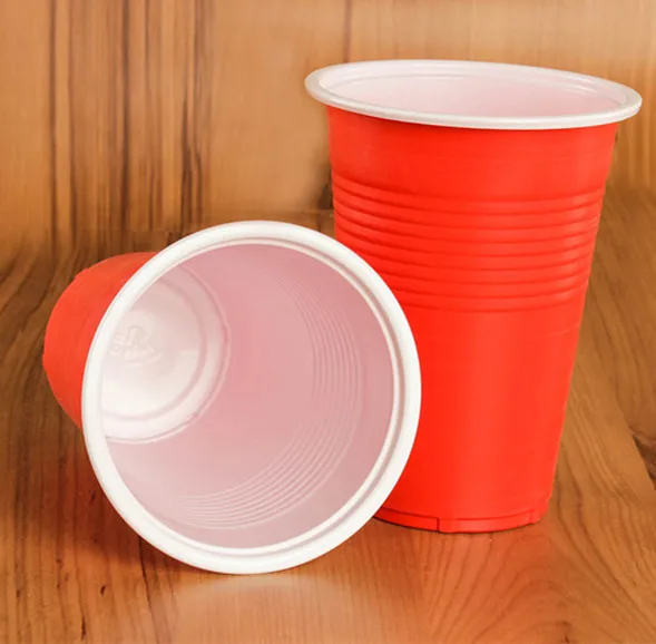 Wholesale Customized Branded Logo Reusable 16 Oz Plastic Disposable Pp Cups Custom Beerpong Set Beer Pong Party Cups Red Cup